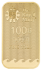 Lingote de oro 100 g Britannia