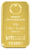 Gold bar 10 g Munze Osterreich