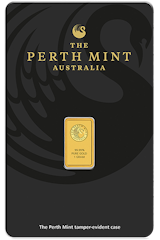 Goldbarren 1 g Perth mint