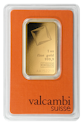 Gold bar 1 g Valcambi Suisse