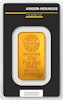Gold bar 20 g Heraeus