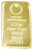 Gold bar 250 g Munze Osterreich