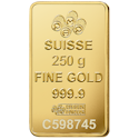 Lingote de oro 250 g PAMP Suisse