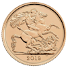 Moneda de oro Half sovereign Reino Unido