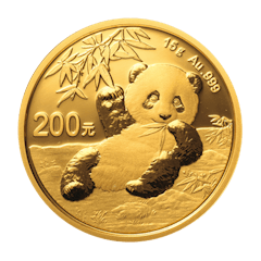 Gouden munt 15 g Gold Panda - 200 Yuan