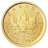 Gouden munt 1/10 oz Maple leaf