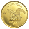 Gold coin 1 g Andorra eagle 2 Diners