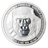 Silbermünze 1 Unze Kongo Silverback Gorilla 5000 Francs