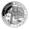 Silver coin 1 oz Rwanda wildlife series