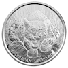 Silver coin 1 oz African Leopard Republic of Ghana