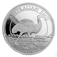 Silbermünze 1 Unze Emu
