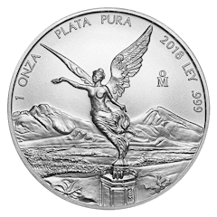 Zilver munt 1 oz Libertad