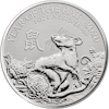 Moneda de plata 1 onza Lunar Reino Unido