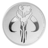 Silver coin 1 oz Star wars Mandalorian mythosaur symbol