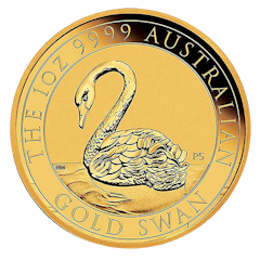 Goldmünze 1 Unze Swan