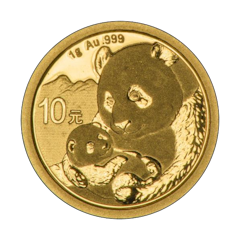 Gouden munt 1 g Gold Panda