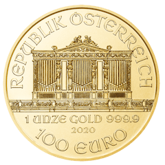 Gold coin 1 oz Philharmonic