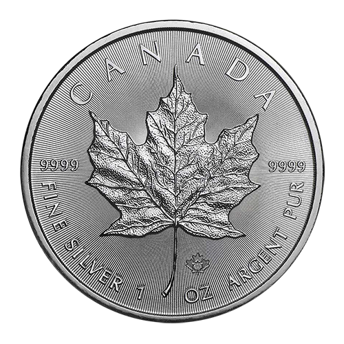 Silver coin 1 oz Maple leaf - Lowest price: € 26.50 | Trade boost