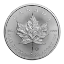 Moneda de plata 1 onza Maple leaf