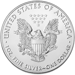 Zilver munt 1 oz American Silver Eagle	