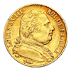 Gold coin 20 franc France Louis XVIII 1814-1824