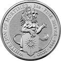 Silver coin 2 oz The queen