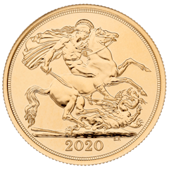Moneda de oro Double sovereign Reino Unido