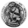 Silver coin 3 oz Nautical series Rwanda 1000 Francs