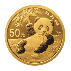 Gouden munt 3 g Gold Panda