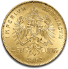 Goldmünze Gulden 4 Florin 10 Franc