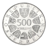 Silbermünze 500 Schilling Österreich 1980-1982