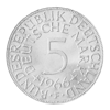 Moneda de plata 5 Mark Germany 1951–1979