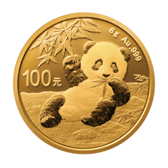 Gouden munt 8 g Gold Panda - 100 Yuan