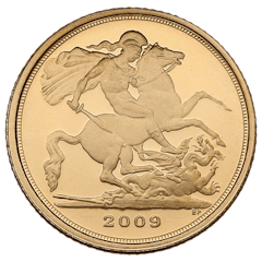 Gouden munt Quarter sovereign