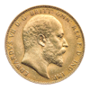 Moneda de oro Sovereign Reino Unido Edward VII 1902-1910