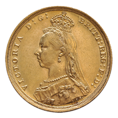 Gouden munt Sovereign Verenigd Koninkrijk Victoria 1838-1901